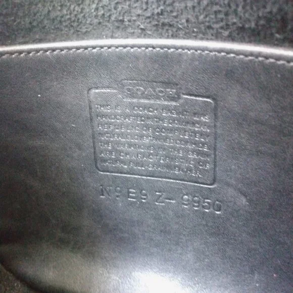 Coach Vintage Black Leather Legacy Janice Crossbody - Picture 14 of 15